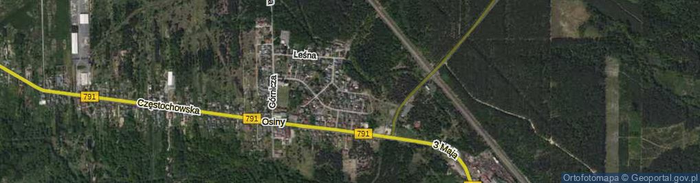 Zdjęcie satelitarne Osiedlowa ul.