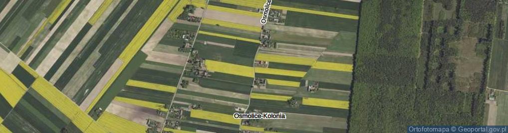 Zdjęcie satelitarne Osmolice-Kolonia ul.