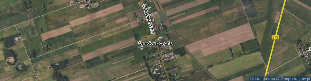 Zdjęcie satelitarne Osmołowszczyzna ul.