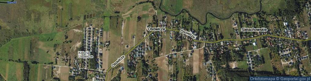 Zdjęcie satelitarne Osowicze ul.