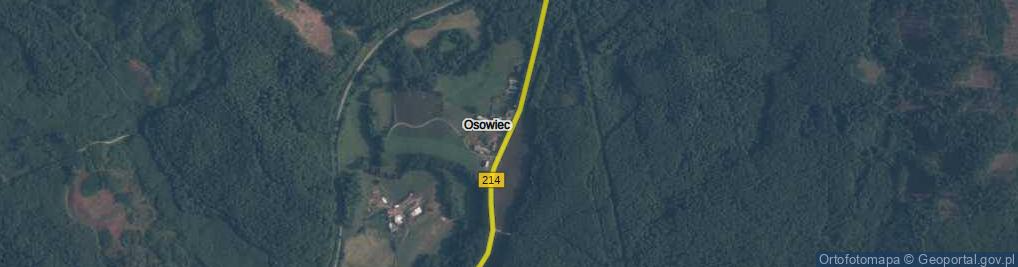 Zdjęcie satelitarne Osowiec ul.