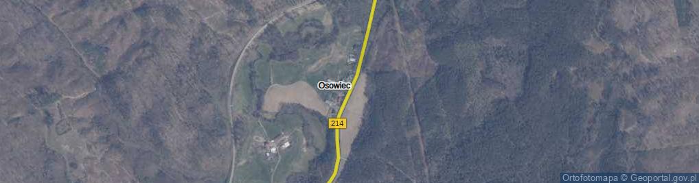 Zdjęcie satelitarne Osowiec ul.