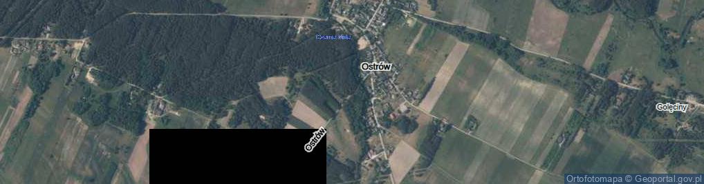 Zdjęcie satelitarne Ostrów ul.