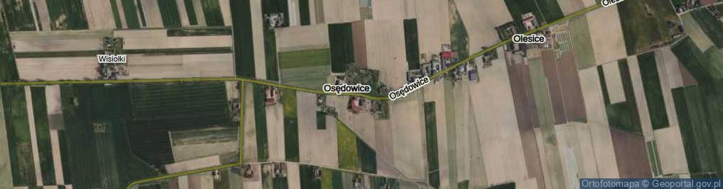 Zdjęcie satelitarne Osędowice ul.