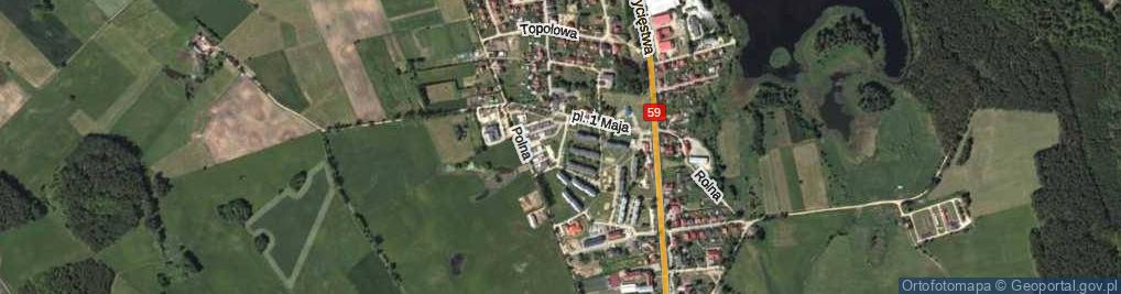 Zdjęcie satelitarne Osiedle Lawendowe os.