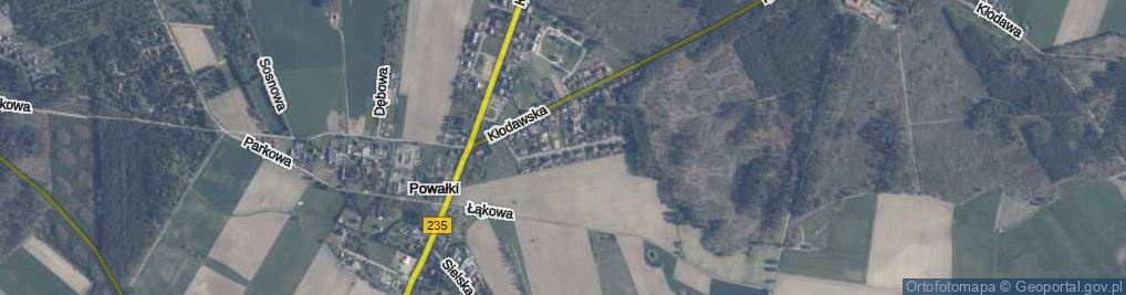 Zdjęcie satelitarne Osiedlowa ul.