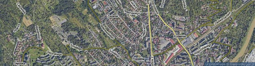 Zdjęcie satelitarne Ostrołęcka ul.