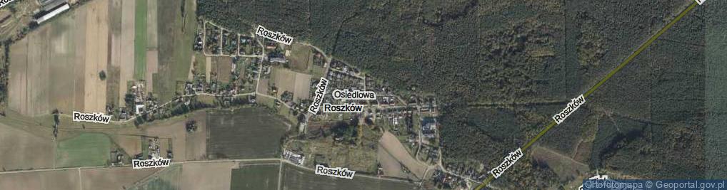 Zdjęcie satelitarne Osiedlowa ul.