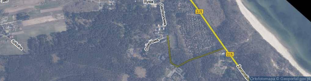 Zdjęcie satelitarne Osiedlowa ul.