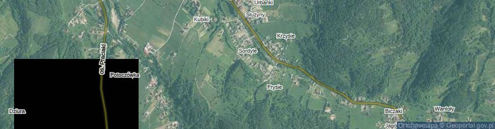 Zdjęcie satelitarne Osiedle Sordyle os.