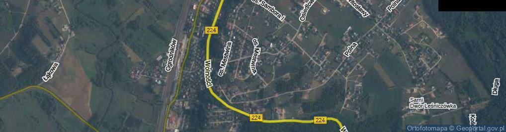 Zdjęcie satelitarne Osiedle Mestwina os.