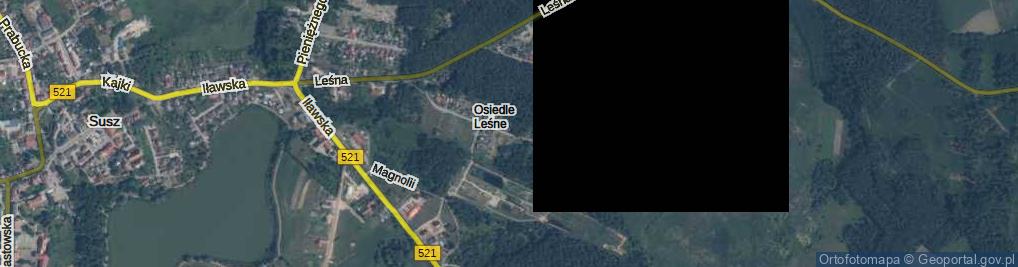 Zdjęcie satelitarne Osiedle Leśne os.