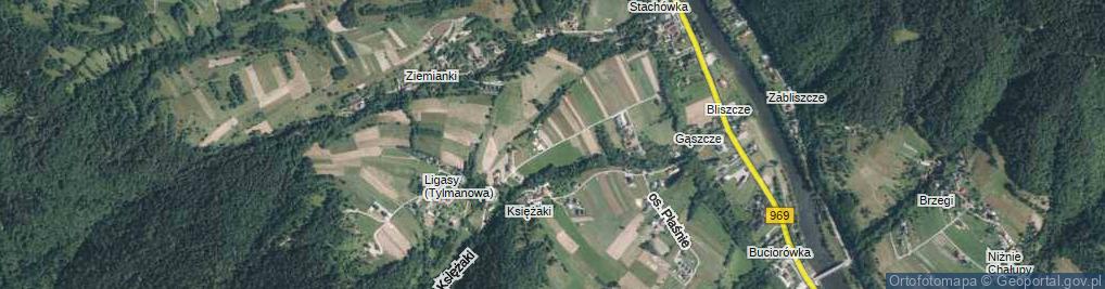 Zdjęcie satelitarne Osiedle Gąszcze os.