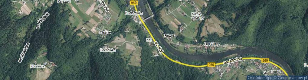 Zdjęcie satelitarne Osiedle Kąt os.