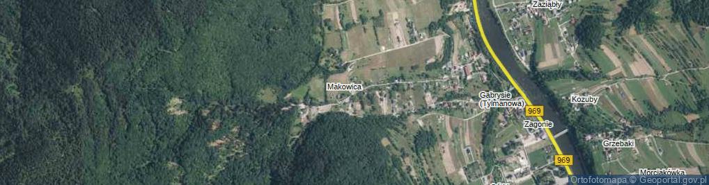 Zdjęcie satelitarne Osiedle Makowica os.