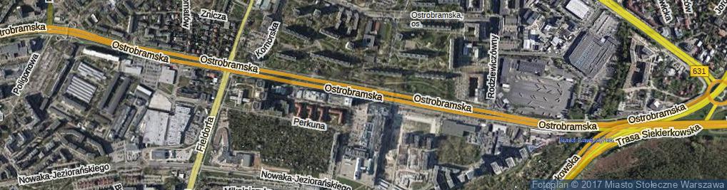 Zdjęcie satelitarne Ostrobramska ul.