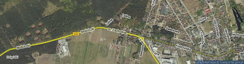 Zdjęcie satelitarne Osiedle Zachodnie os.