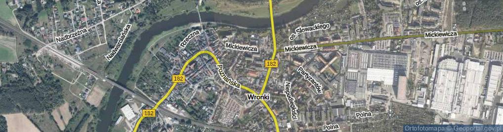 Zdjęcie satelitarne Osiedle Mieszka I os.