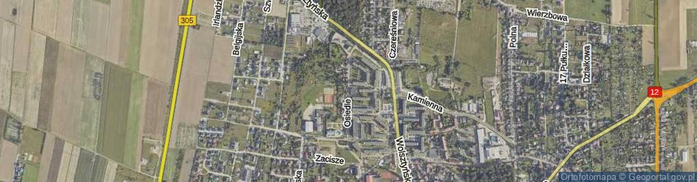 Zdjęcie satelitarne Osiedle os.