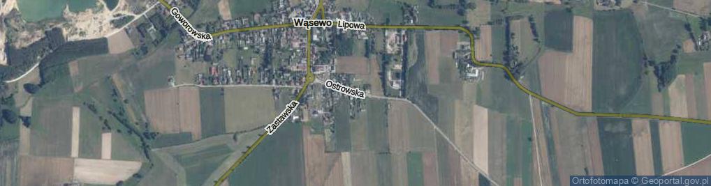Zdjęcie satelitarne Ostrowska ul.