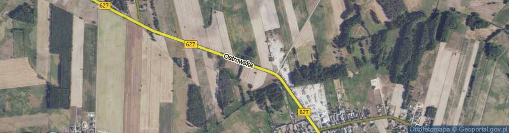 Zdjęcie satelitarne Ostrowska ul.