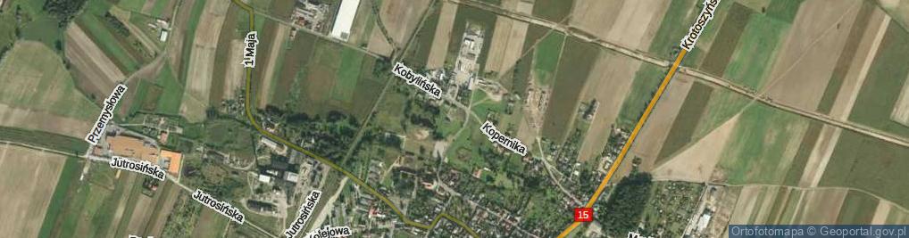Zdjęcie satelitarne Osiedle Grzybowe os.