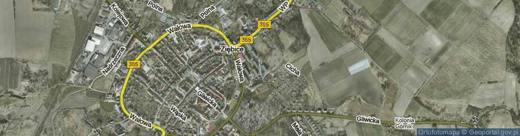 Zdjęcie satelitarne Osiedle Kopernika Mikołaja os.