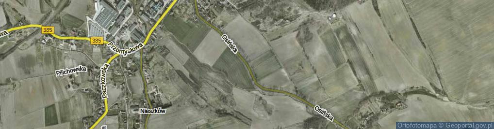 Zdjęcie satelitarne Osińska ul.