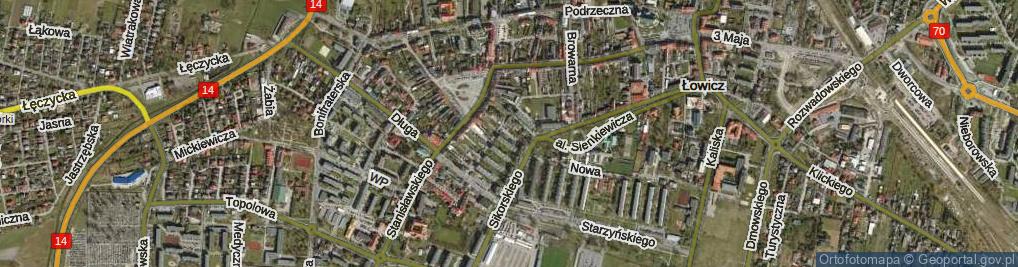 Zdjęcie satelitarne Osiedle Noakowskiego Stanisława os.