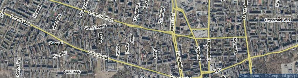 Zdjęcie satelitarne Osiedlowa ul.