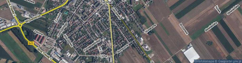 Zdjęcie satelitarne Osiedlowa ul.