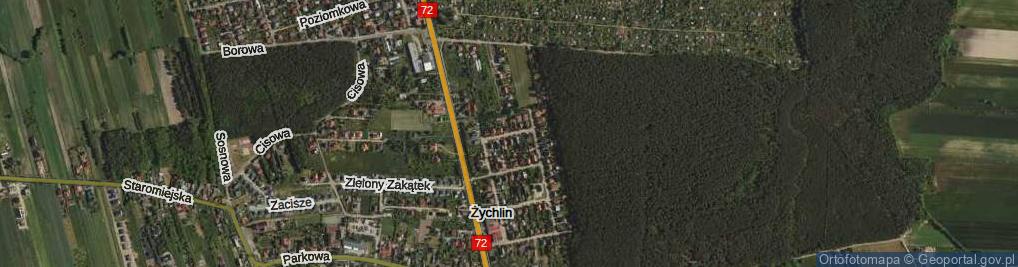 Zdjęcie satelitarne Osiedle Słoneczne os.
