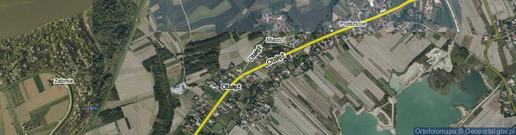 Zdjęcie satelitarne Otałęż ul.