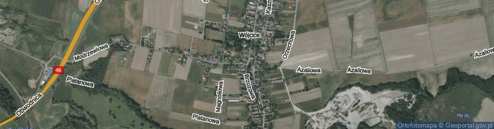 Zdjęcie satelitarne Otmuchów ul.