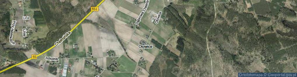Zdjęcie satelitarne Otowice ul.