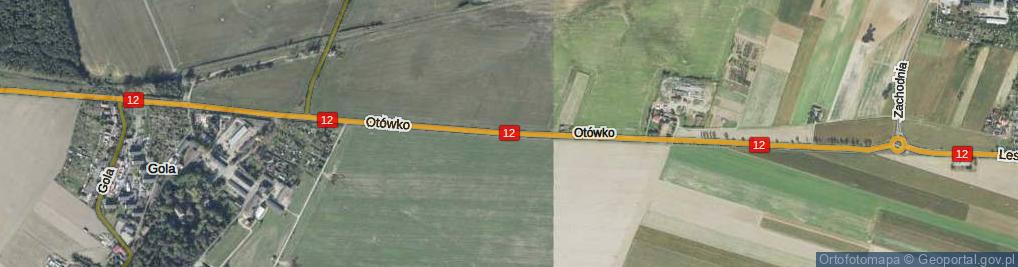 Zdjęcie satelitarne Otówko ul.