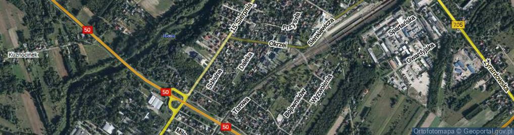 Zdjęcie satelitarne Otwarta ul.