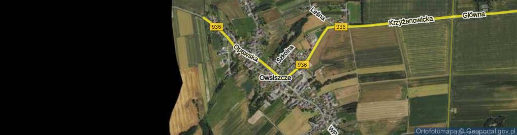 Zdjęcie satelitarne Owsiszcze ul.