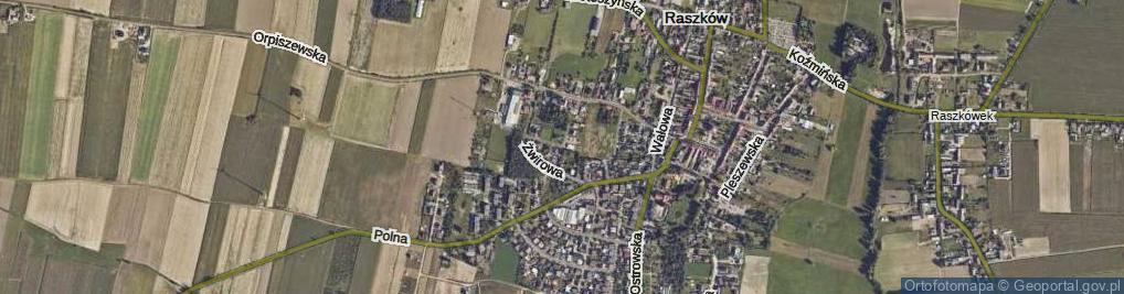 Zdjęcie satelitarne Owocowa ul.