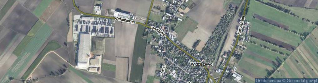 Zdjęcie satelitarne Owocowa ul.