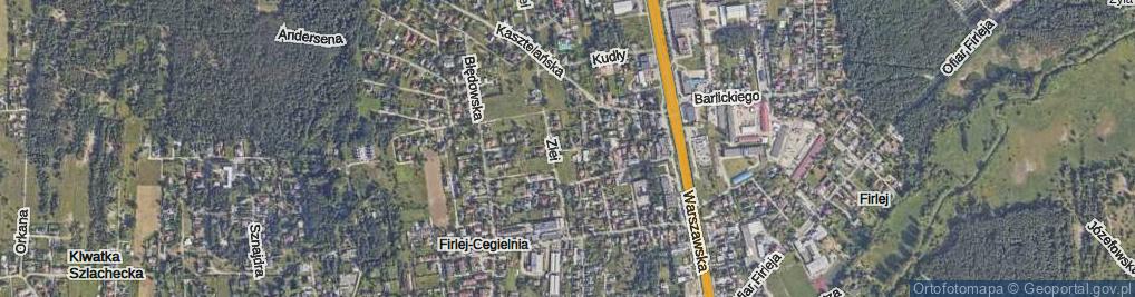 Zdjęcie satelitarne Ożoga Jana Bolesława ul.