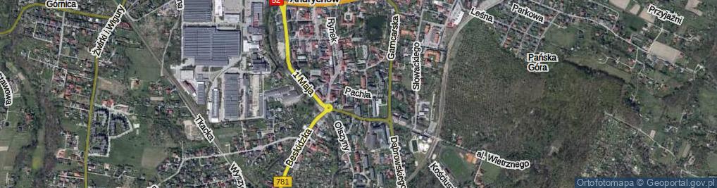 Zdjęcie satelitarne Pachla Ferdynanda ul.