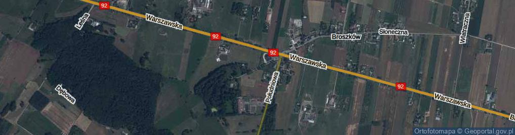 Zdjęcie satelitarne Parkowa ul.