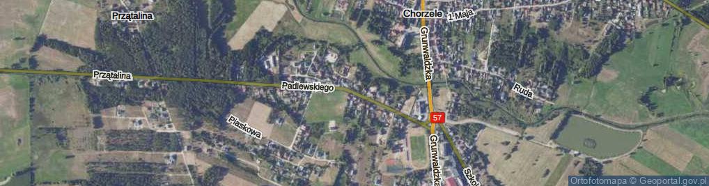 Zdjęcie satelitarne Padlewskiego Zygmunta, gen. ul.
