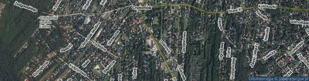 Zdjęcie satelitarne Partyzantów ul.