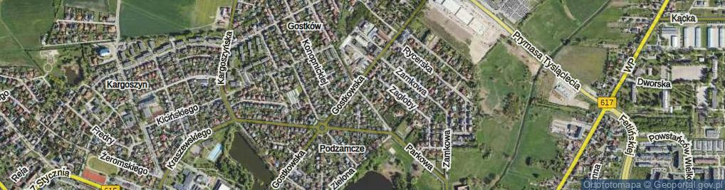 Zdjęcie satelitarne Parkowa ul.