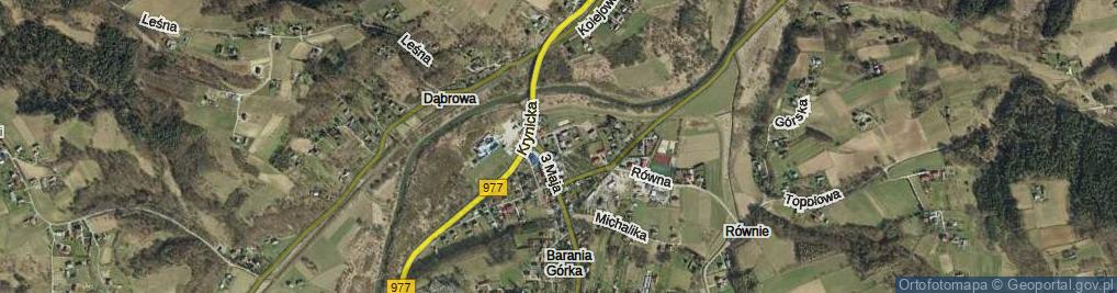 Zdjęcie satelitarne Parkowa ul.