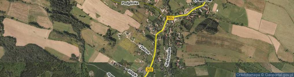 Zdjęcie satelitarne Panoramiczna ul.