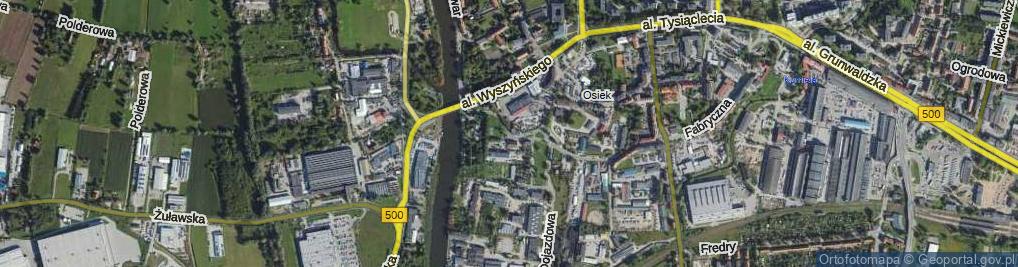 Zdjęcie satelitarne Panieńska ul.