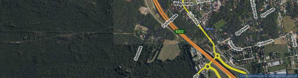 Zdjęcie satelitarne Parkingowa ul.